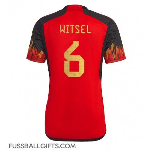 Belgien Axel Witsel #6 Fußballbekleidung Heimtrikot WM 2022 Kurzarm